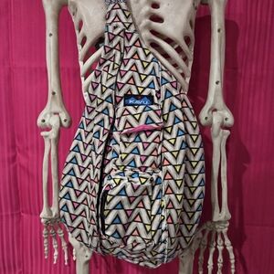 Kavu Geometric Rope Sling Bag